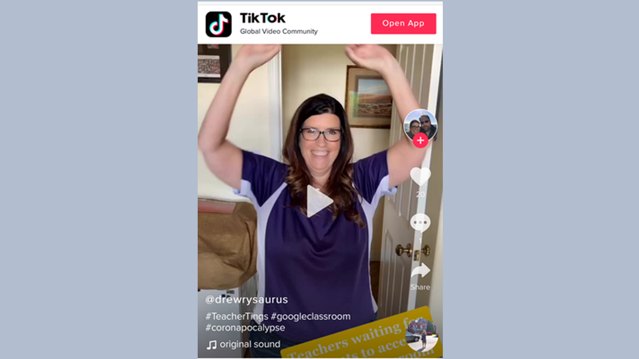 Kate Drewry tik tok