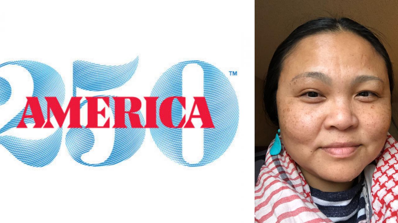 America250 Logo & Assistant Director Tuyen Tran
