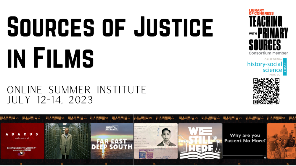 Sources of Justice in Films summer institute