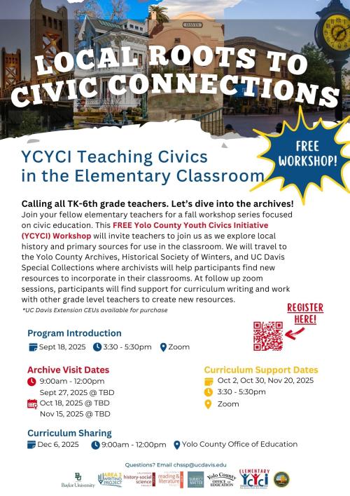 Local Roots to Civic Connections Flier
