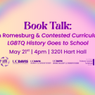 Promo Image for Don Romesburg Book Talk