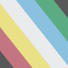 The disability pride flag, which features a black background and the colours red, yellow, white, blue and green in a diagonal line. 