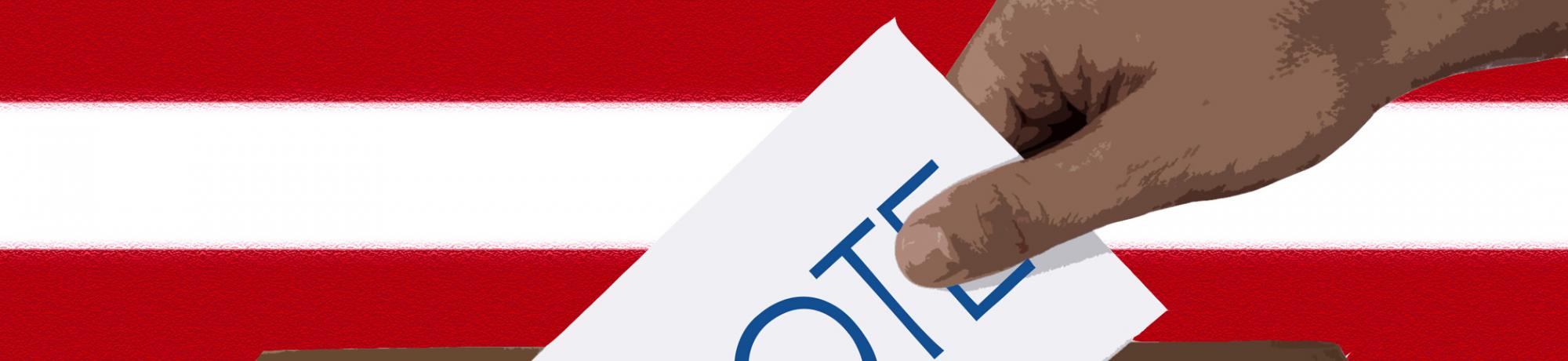 flag and voting